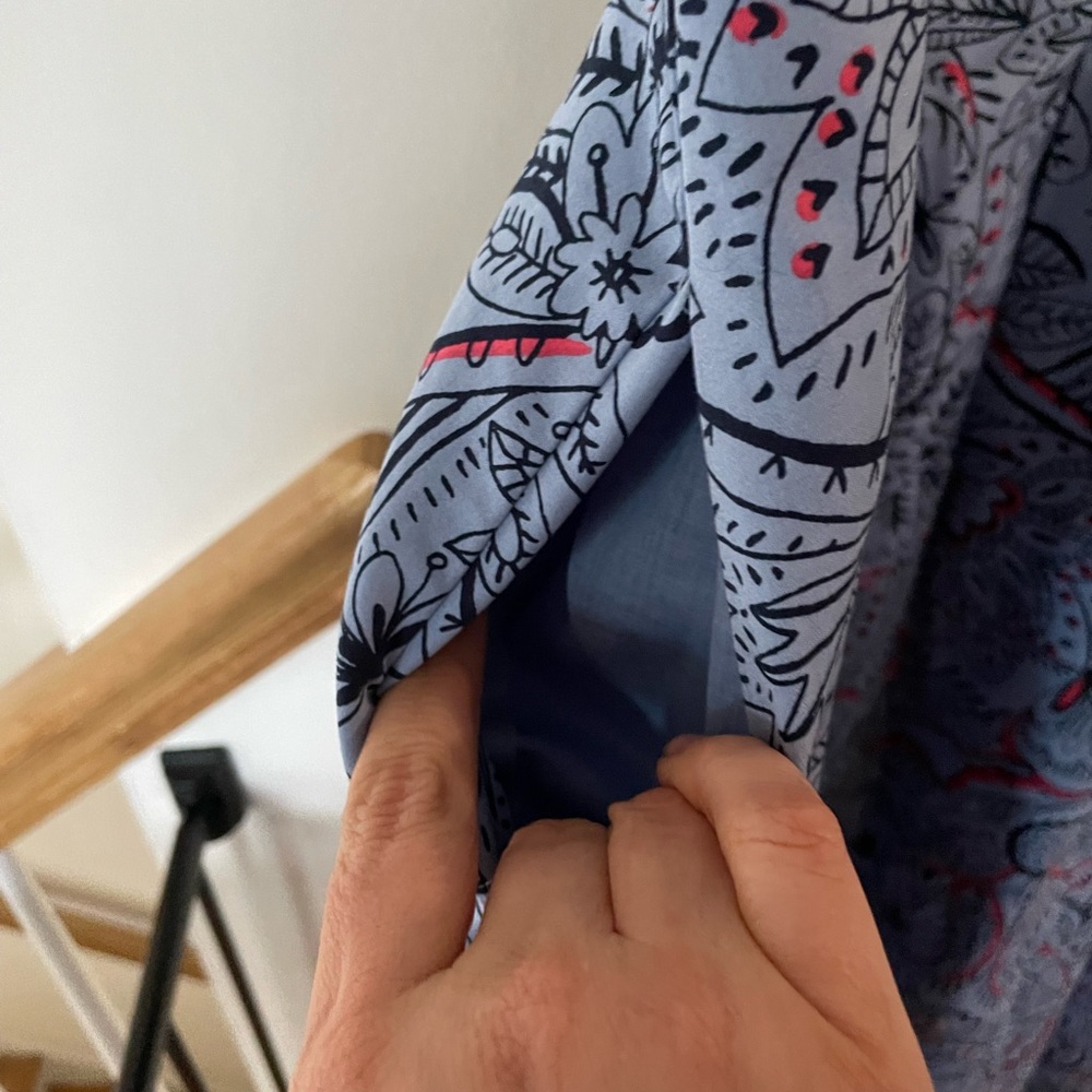 Boden Blue and Red Floral Dress - Picture 6 of 12